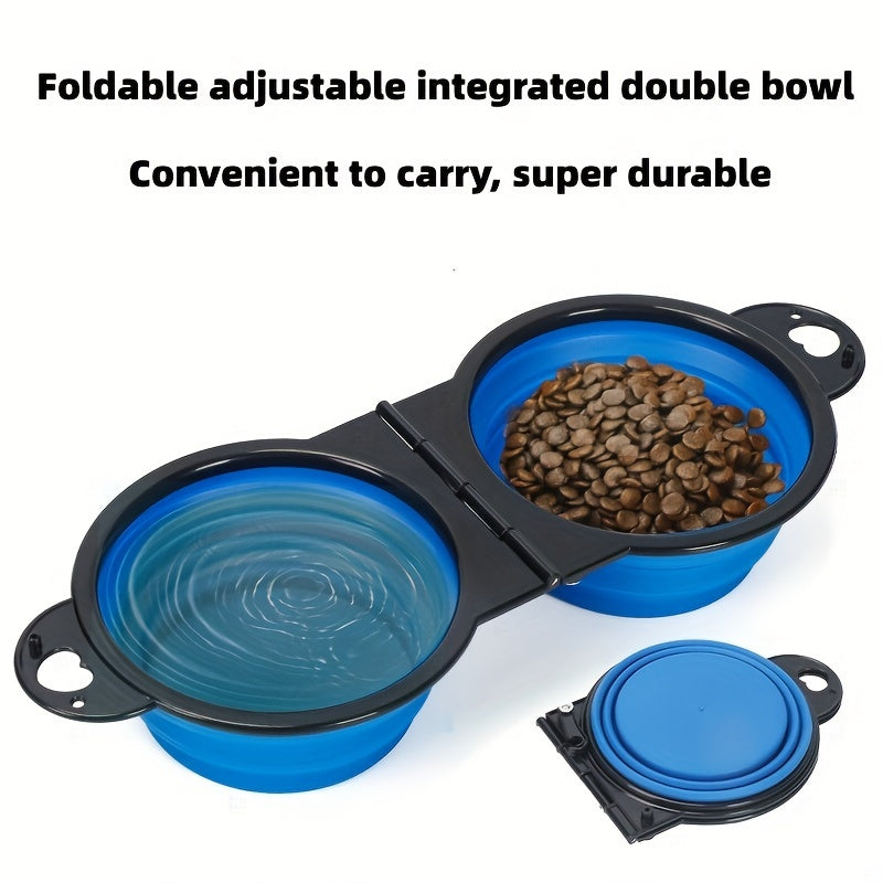 Superidag Collapsible Double Dog Bowl