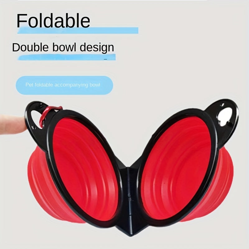 Superidag Collapsible Double Dog Bowl