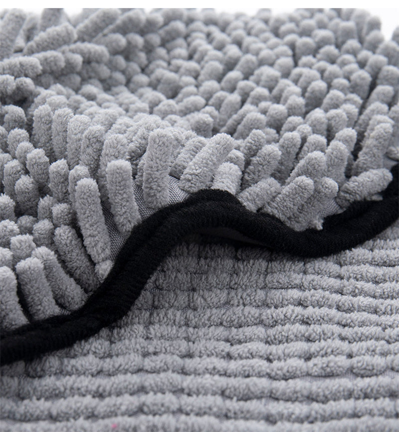 Superidag Pet bath towel absorbs water and dries quickly
