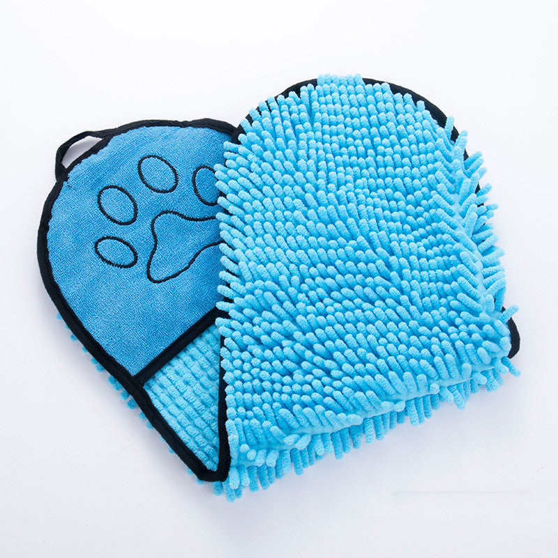 Superidag Pet bath towel absorbs water and dries quickly